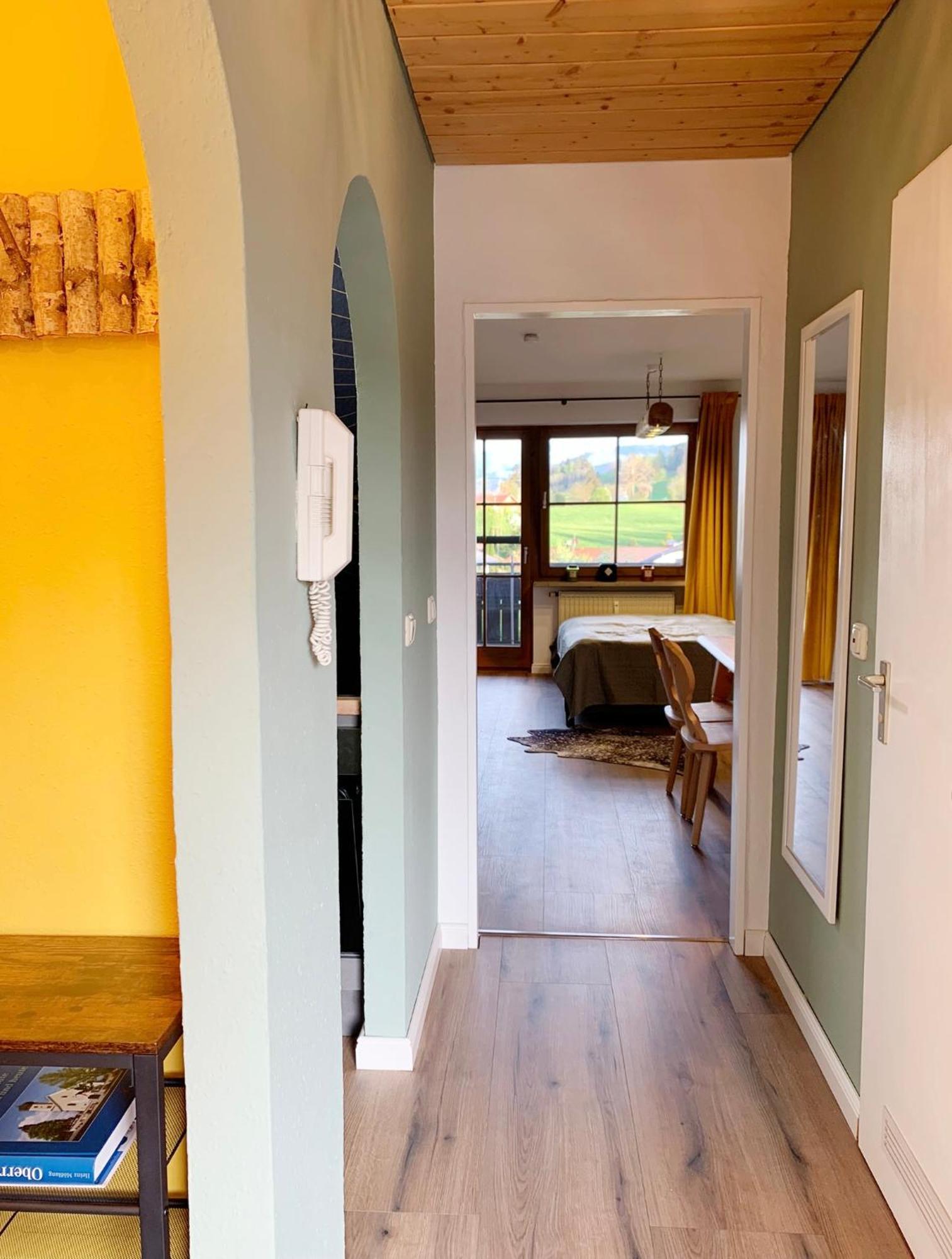 Lindners Hideaways - Bergnest Lodge - Bergblick Fewo 6 Pers Balkon Garten Hund Ski Unterkunft Luftkurort Oberreute Naehe Buchenegger Wasserfaelle Eistobel Bodensee Extérieur photo